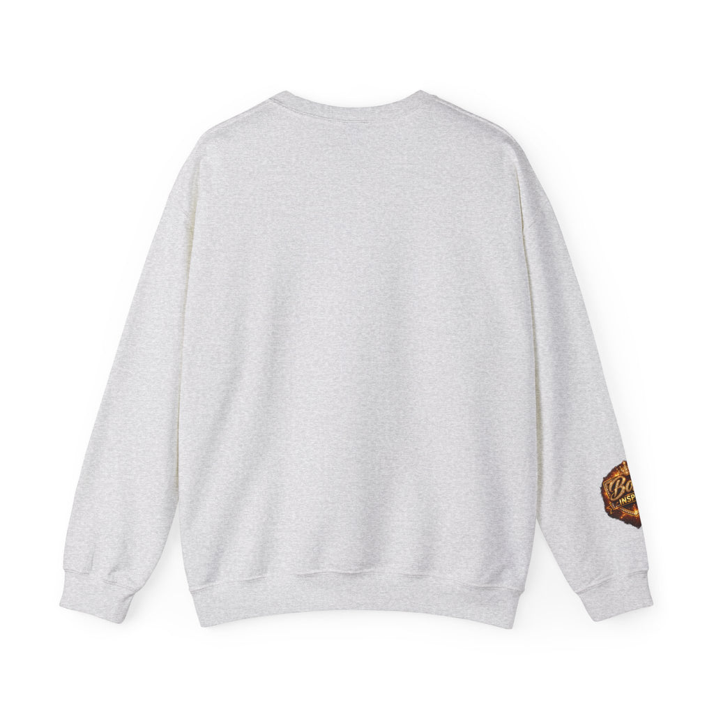 Confident Woman Illustration Crewneck Sweatshirt | Camouflage Tee Top