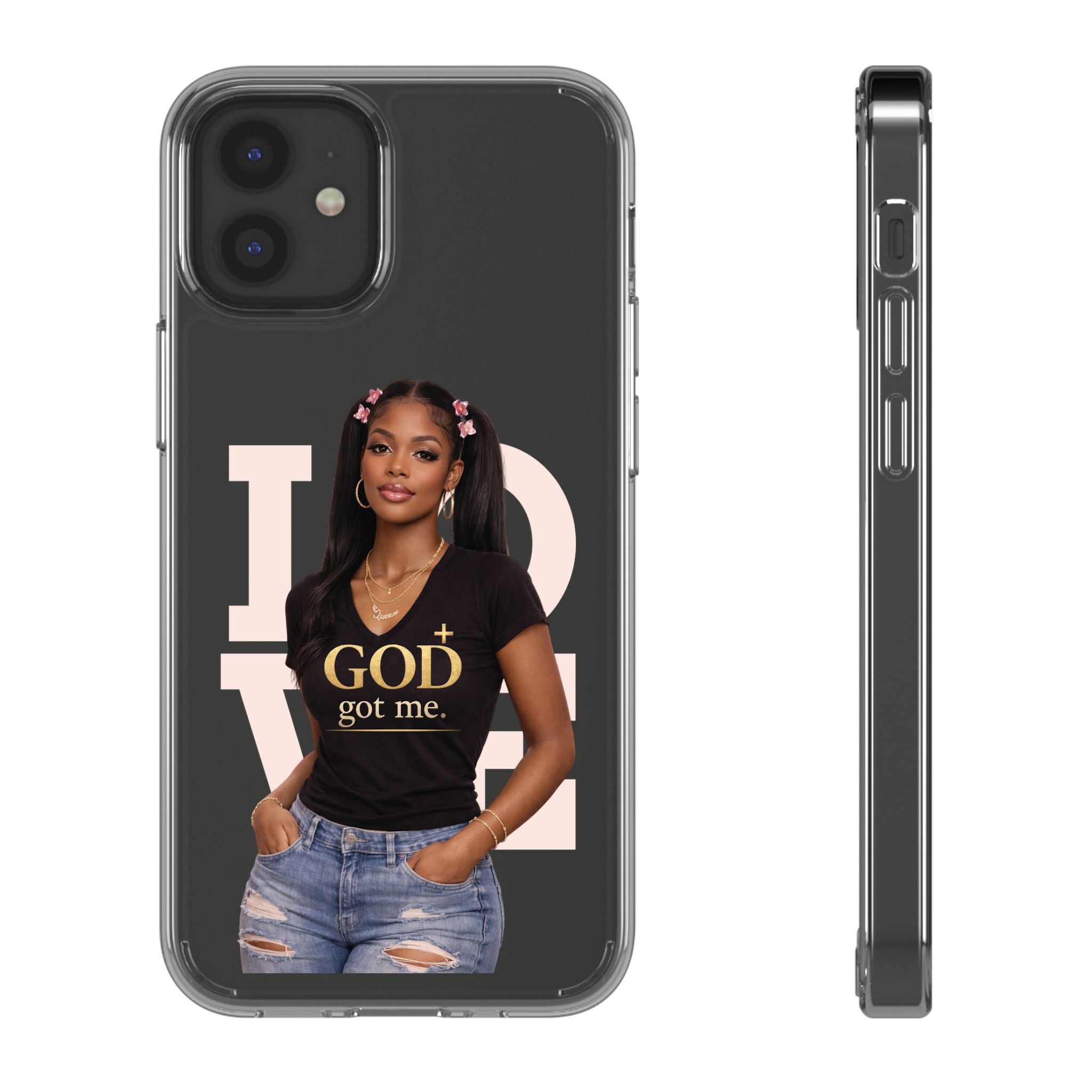 God Got Me phone case | clear iPhone case, faith design