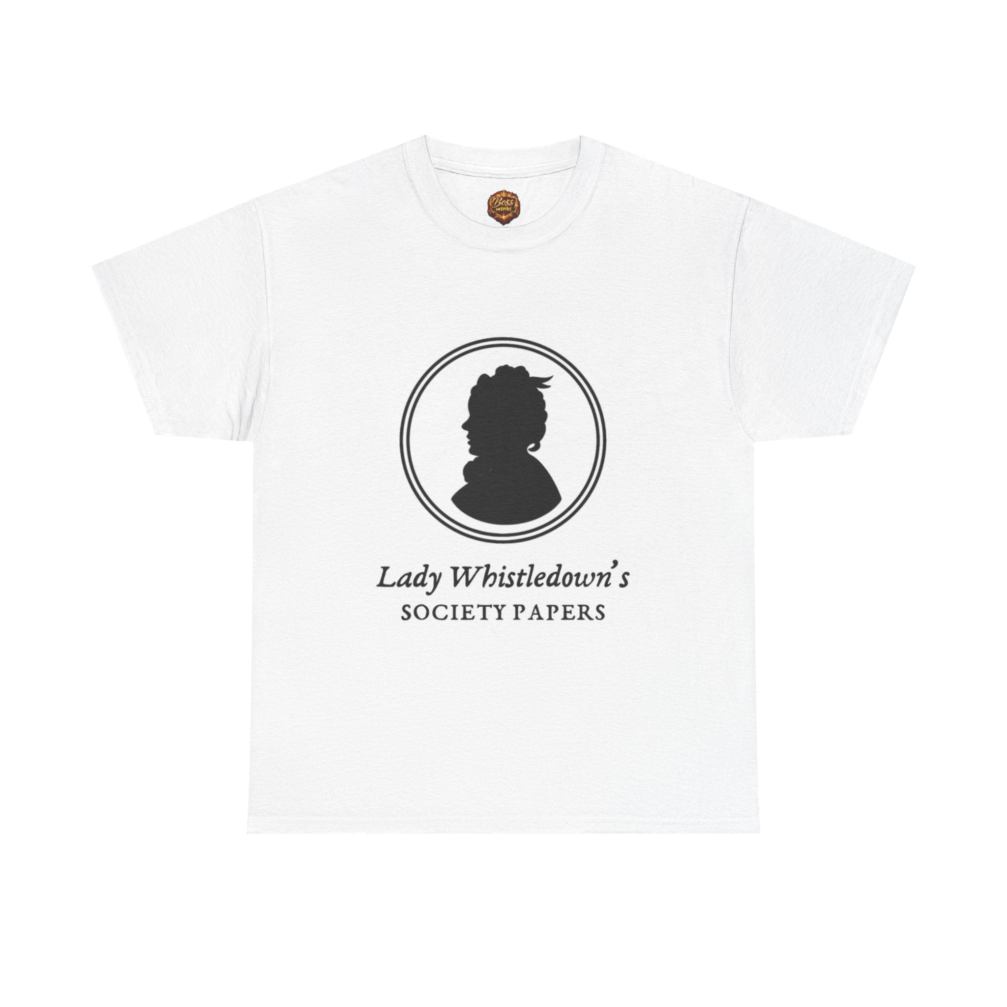 Lady Whistledown's Society Papers Tee — Regency Silhouette Literary Graphic T-Shirt
