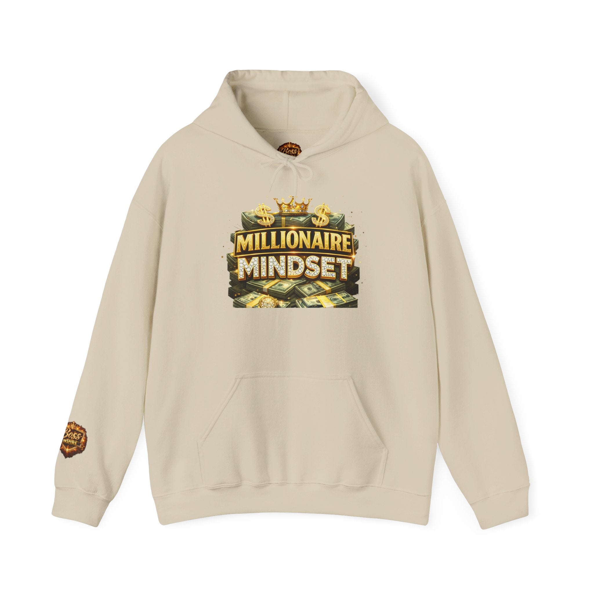 Millionaire Mindset hoodie | Money Stack Graphic Hoodie