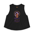 Blessed and Highly Favored Afro Woman graphic crop top | Spiritual Faith