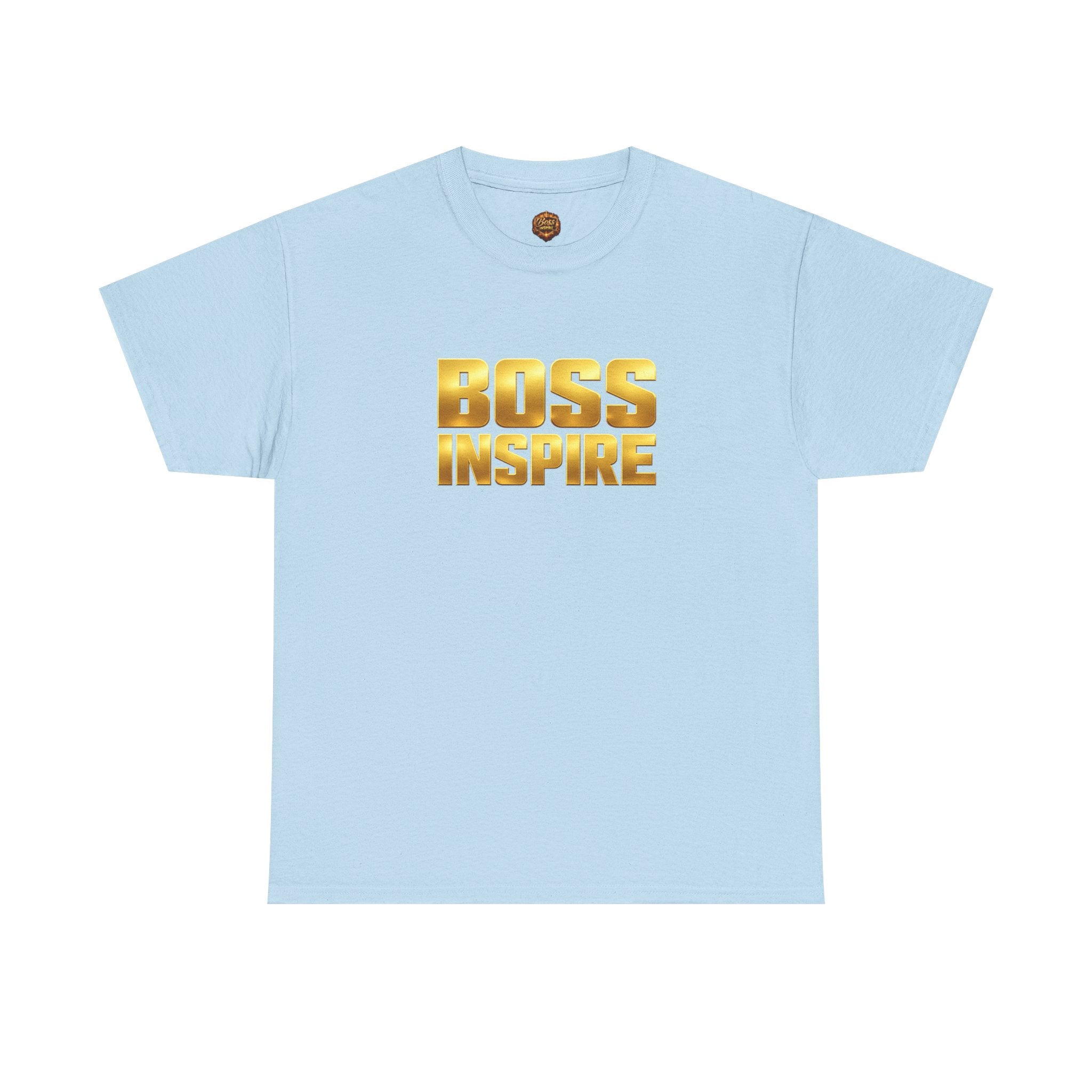 Boss Inspire T‑Shirt — Gold Motivational Tee