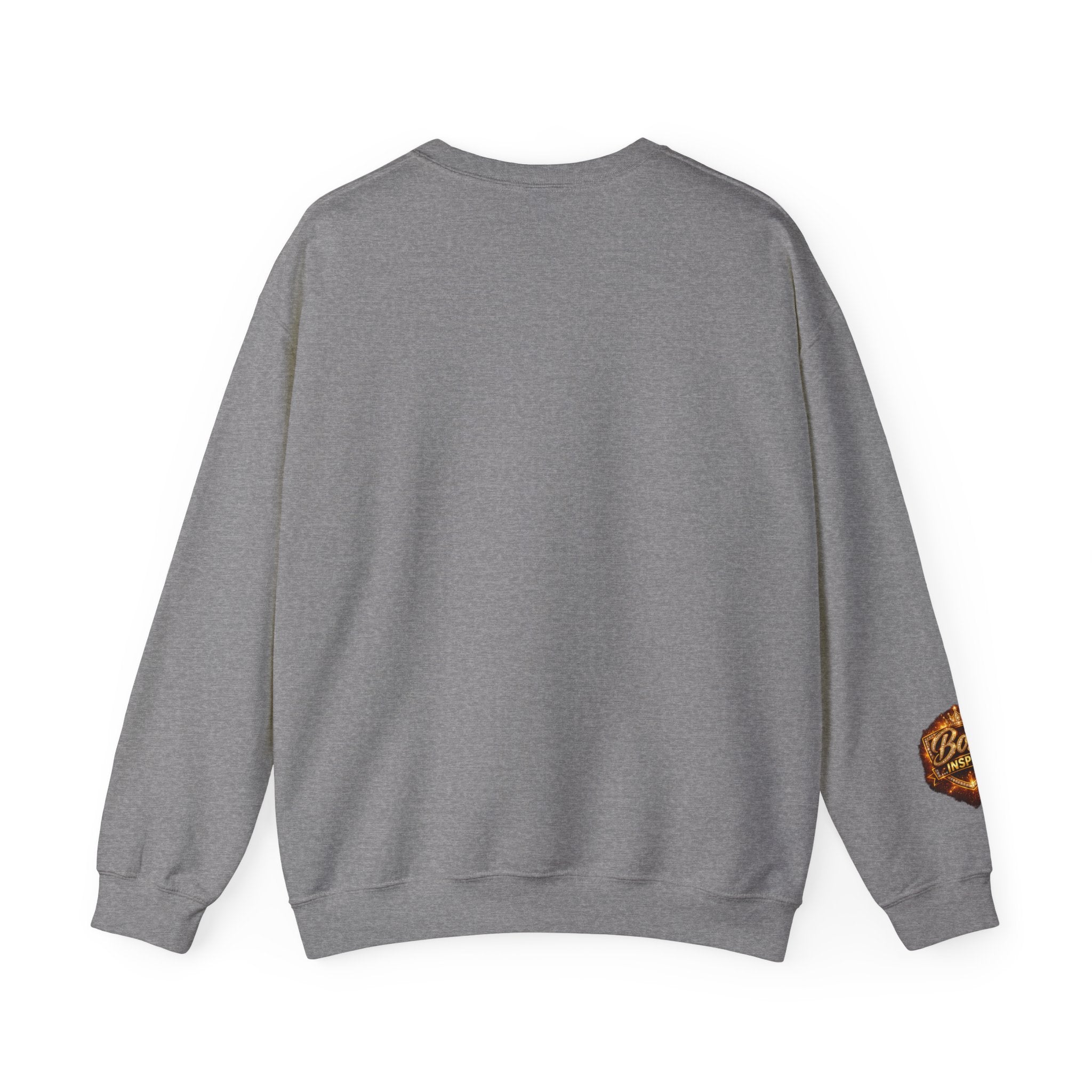 Confident Woman Illustration Crewneck Sweatshirt | Camouflage Tee Top