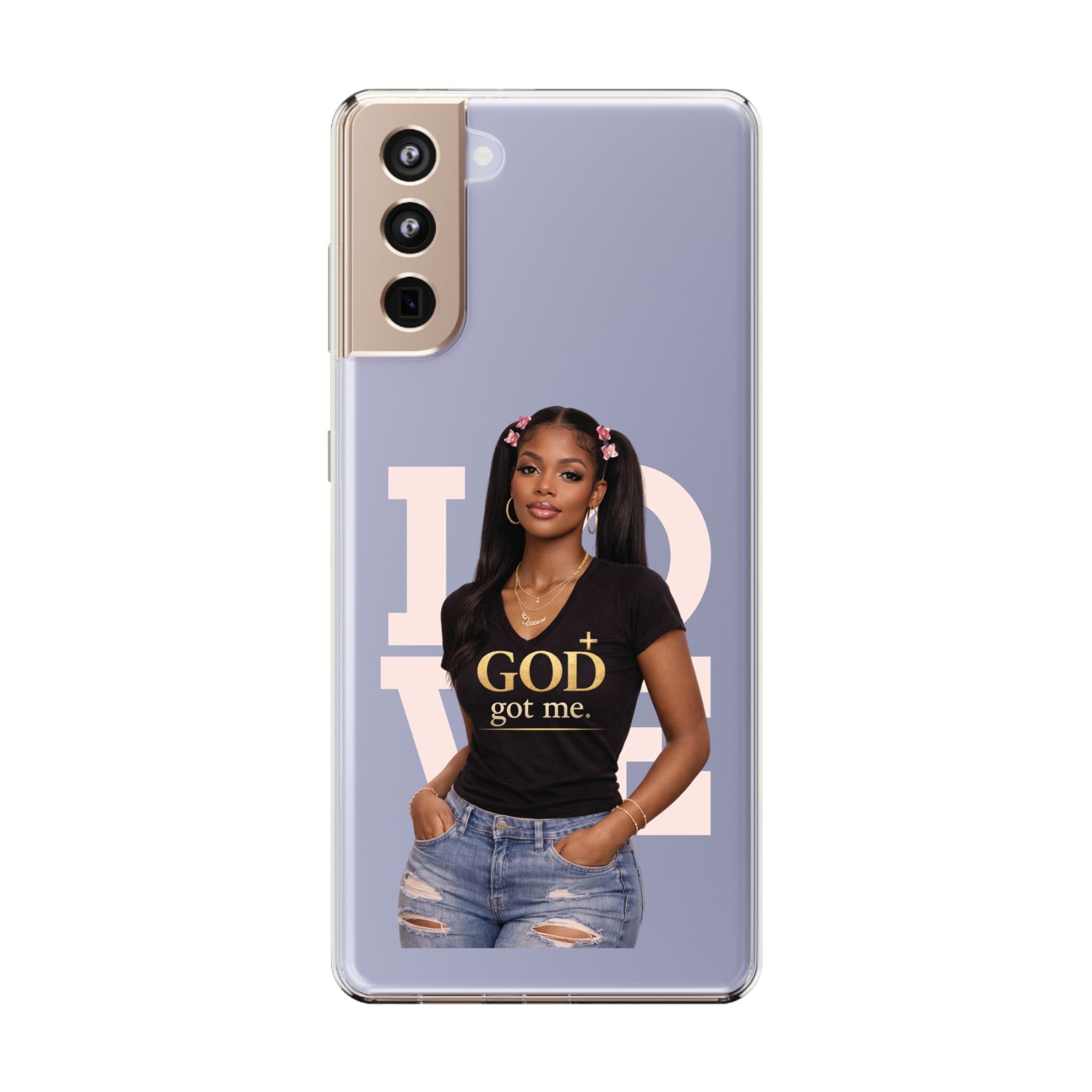 God Got Me phone case | clear iPhone case, faith design