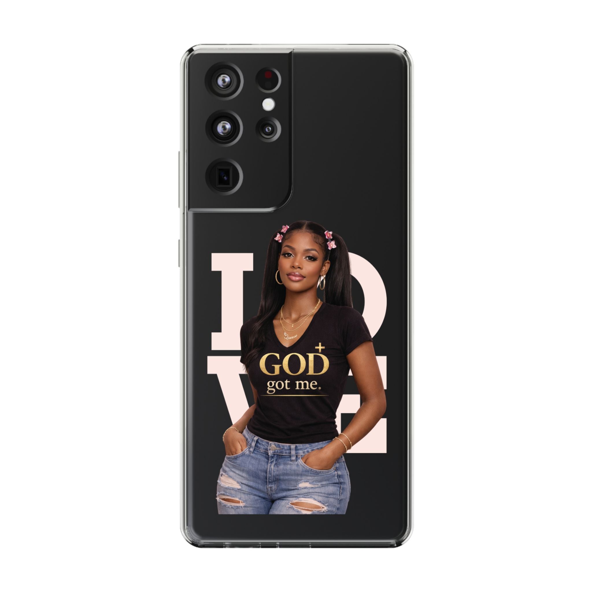 God Got Me phone case | clear iPhone case, faith design