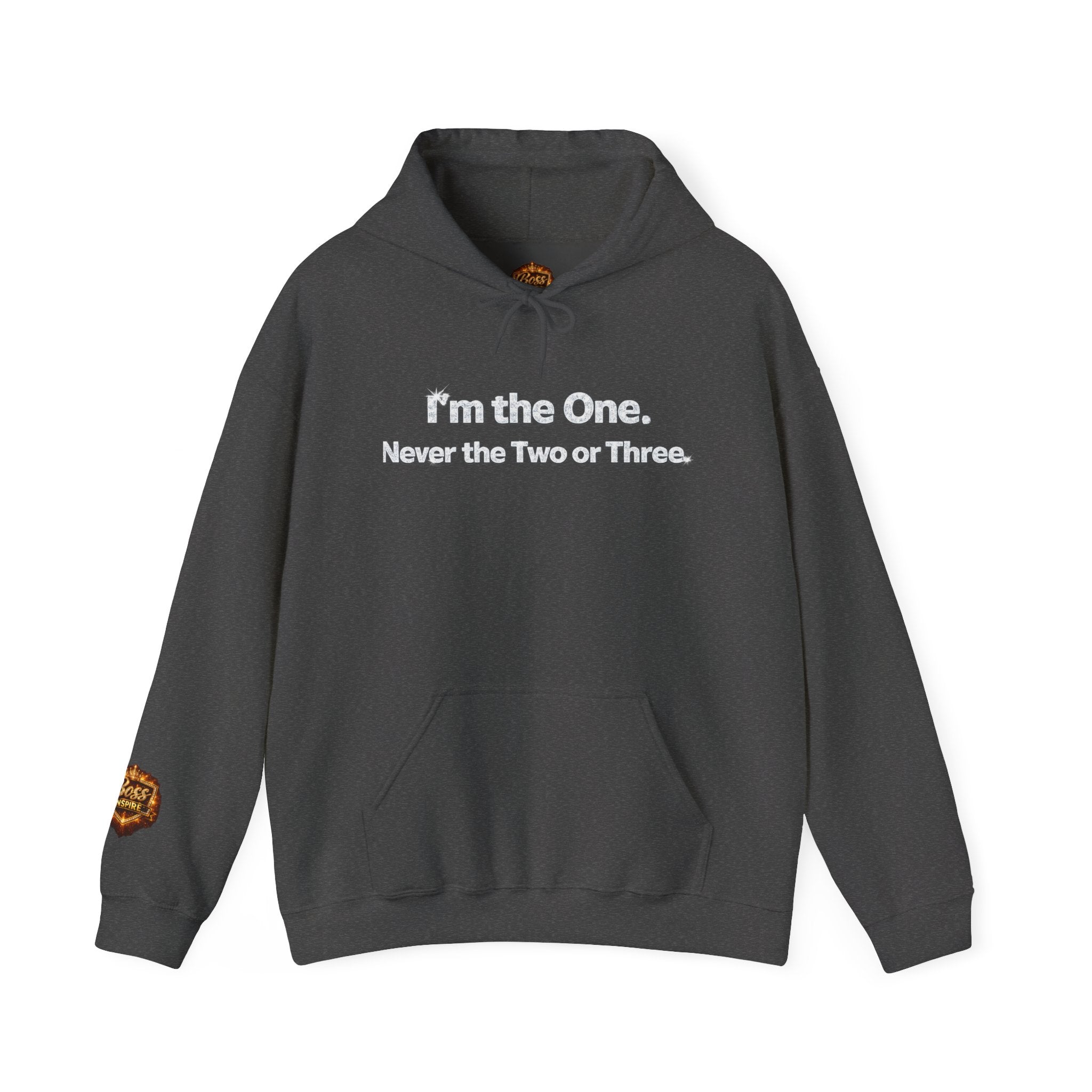I'm the One Hoodie | Text Graphic White Pullover