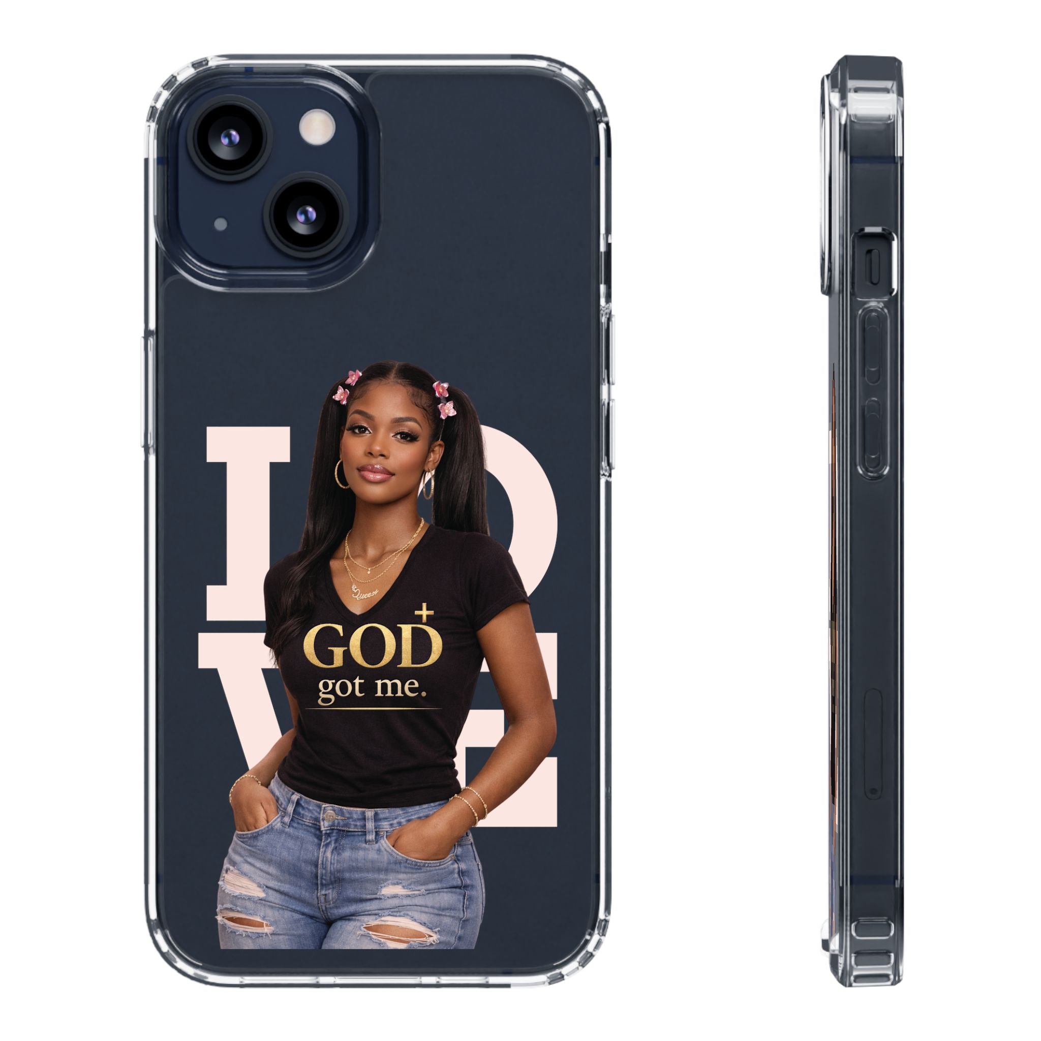 God Got Me phone case | clear iPhone case, faith design