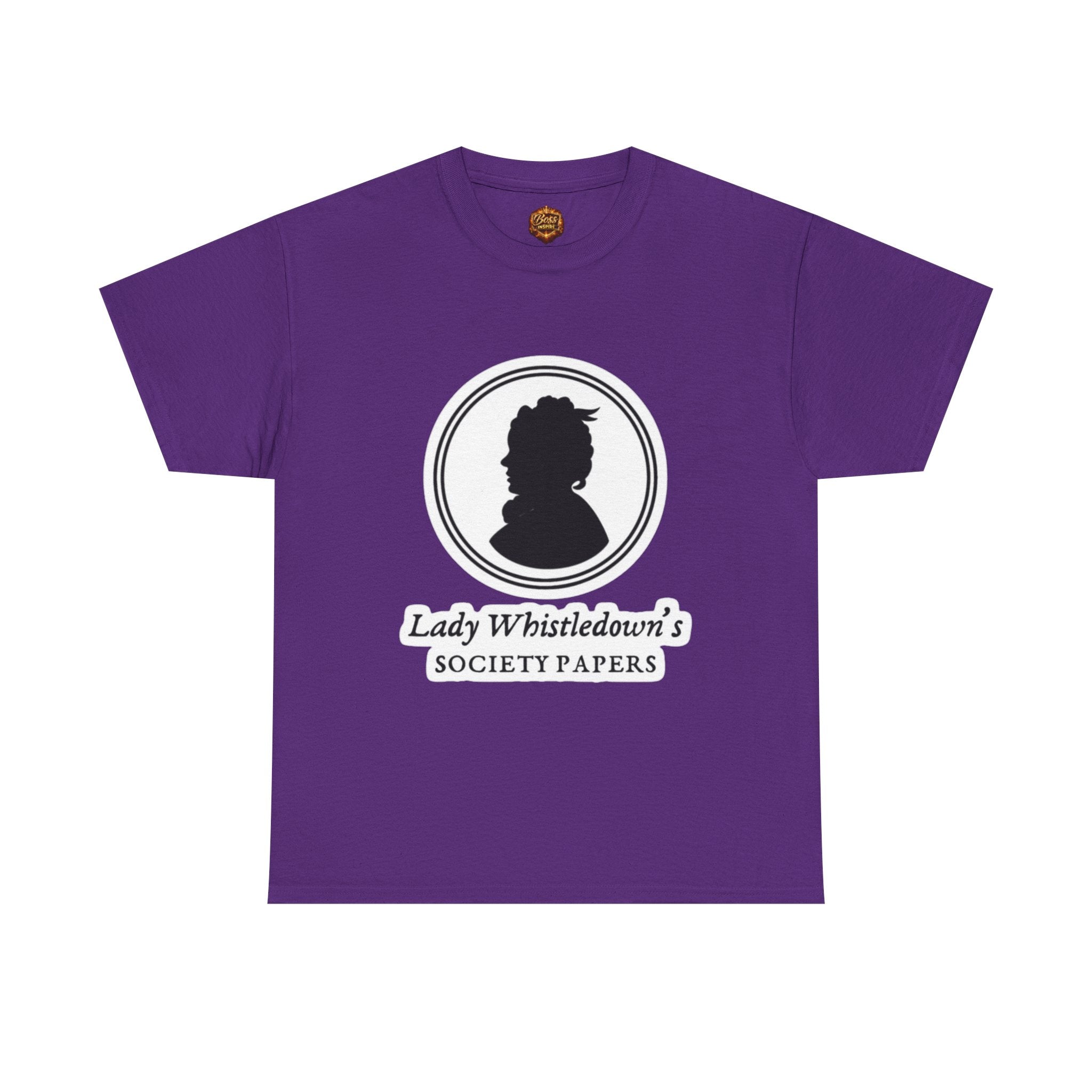 Lady Whistledown's Society Papers Tee — Regency Silhouette Literary Graphic T-Shirt