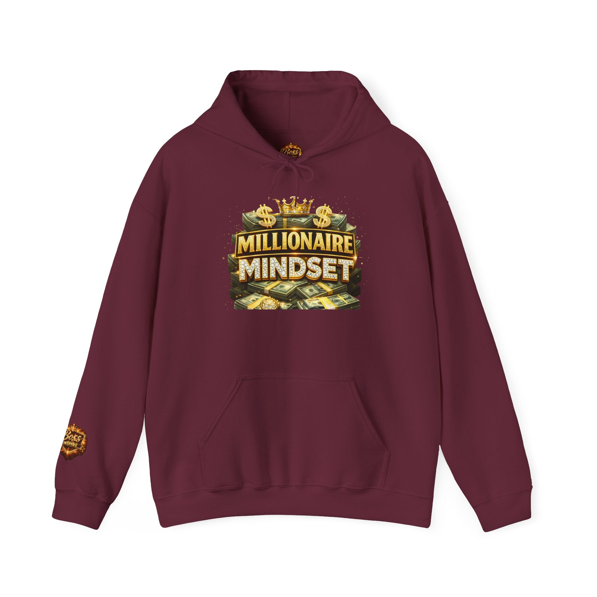Millionaire Mindset hoodie | Money Stack Graphic Hoodie