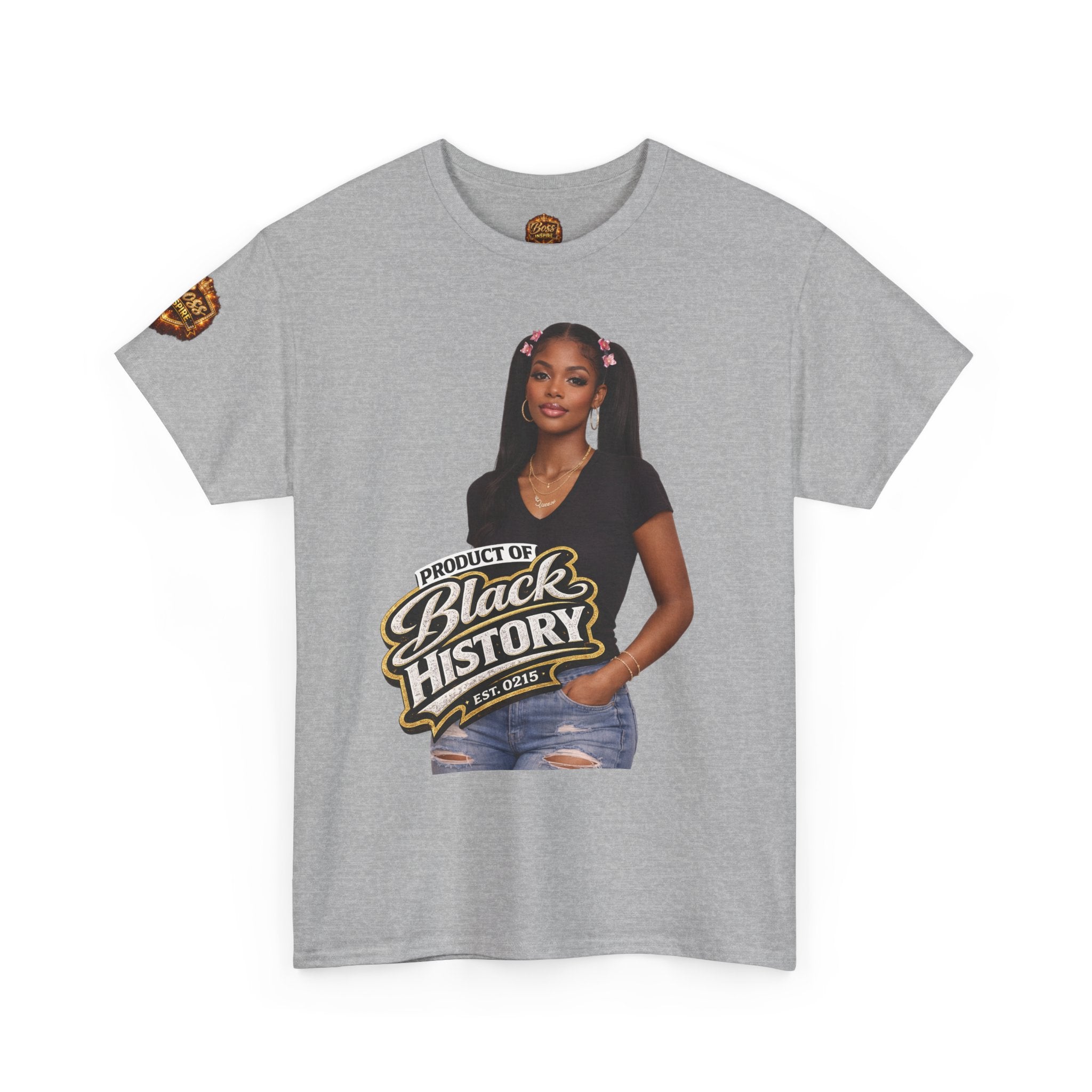 Black History Script Graphic Tee | Empowerment Typography T-Shirt