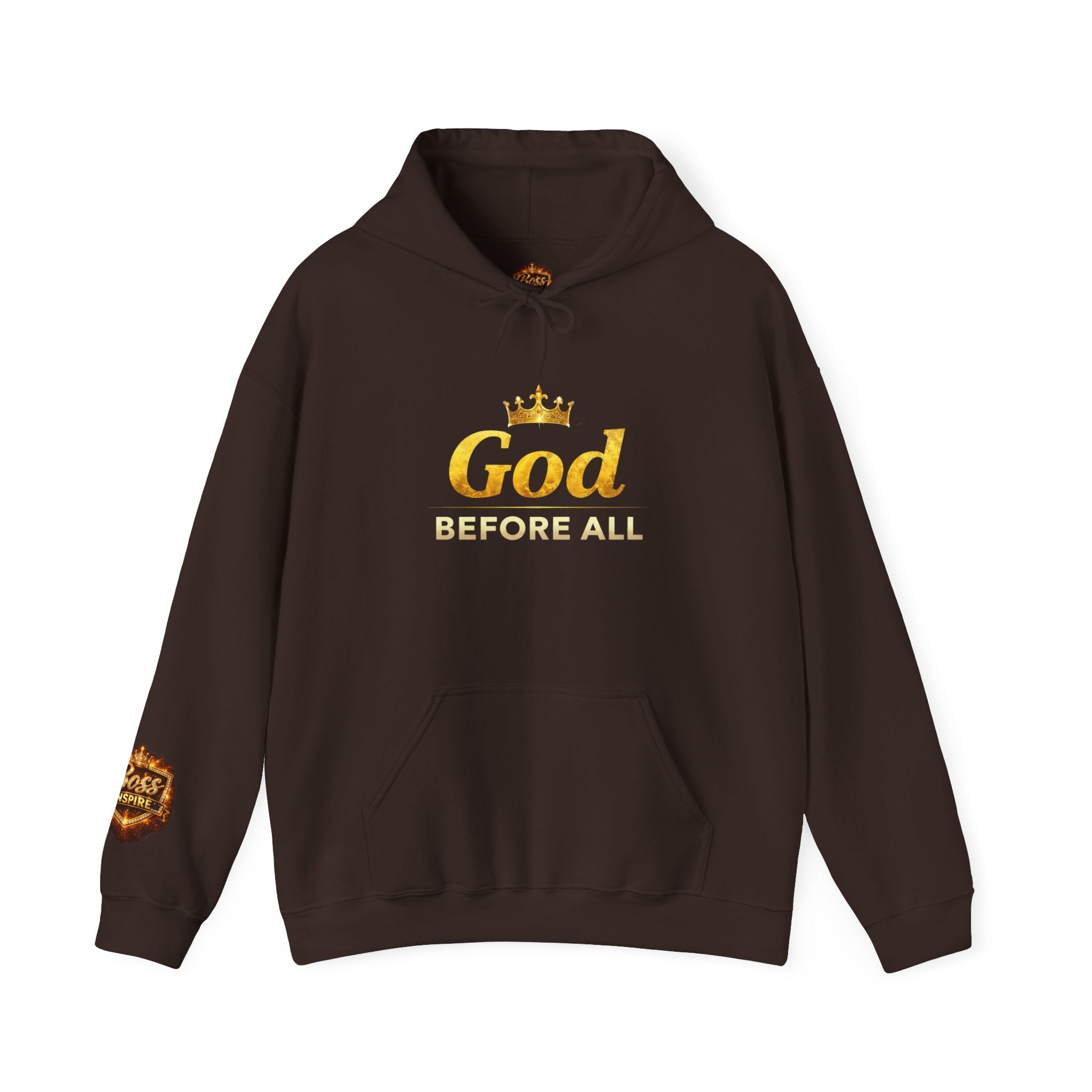 God Before All Unisex Heavy Blend™ Hooded Sweatshirt