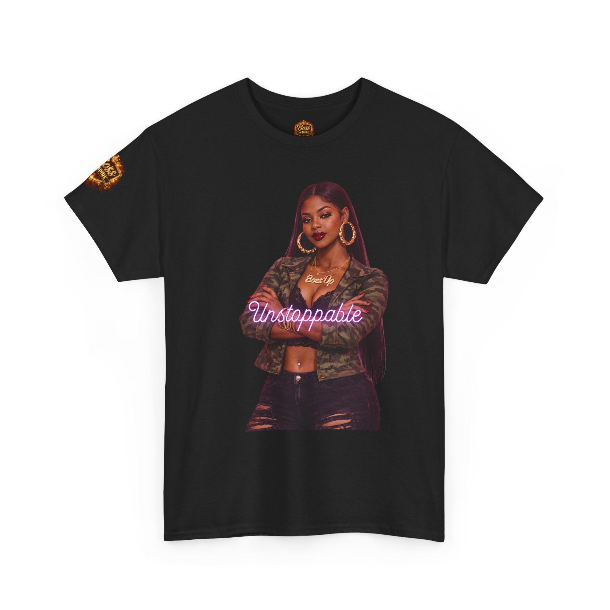 Unstoppable Graphic Tee — Motivational 'Unstoppable' Shirt