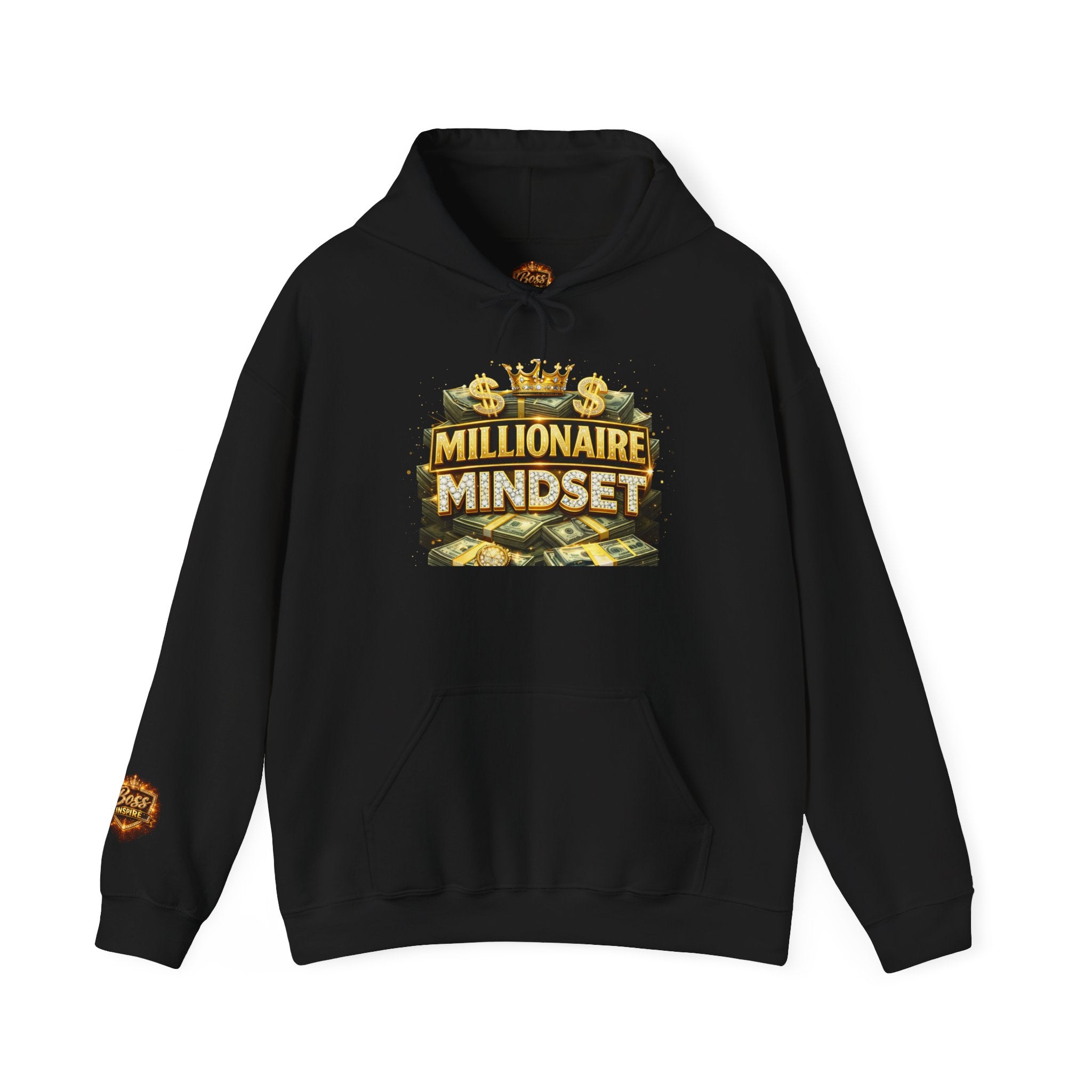 Millionaire Mindset hoodie | Money Stack Graphic Hoodie