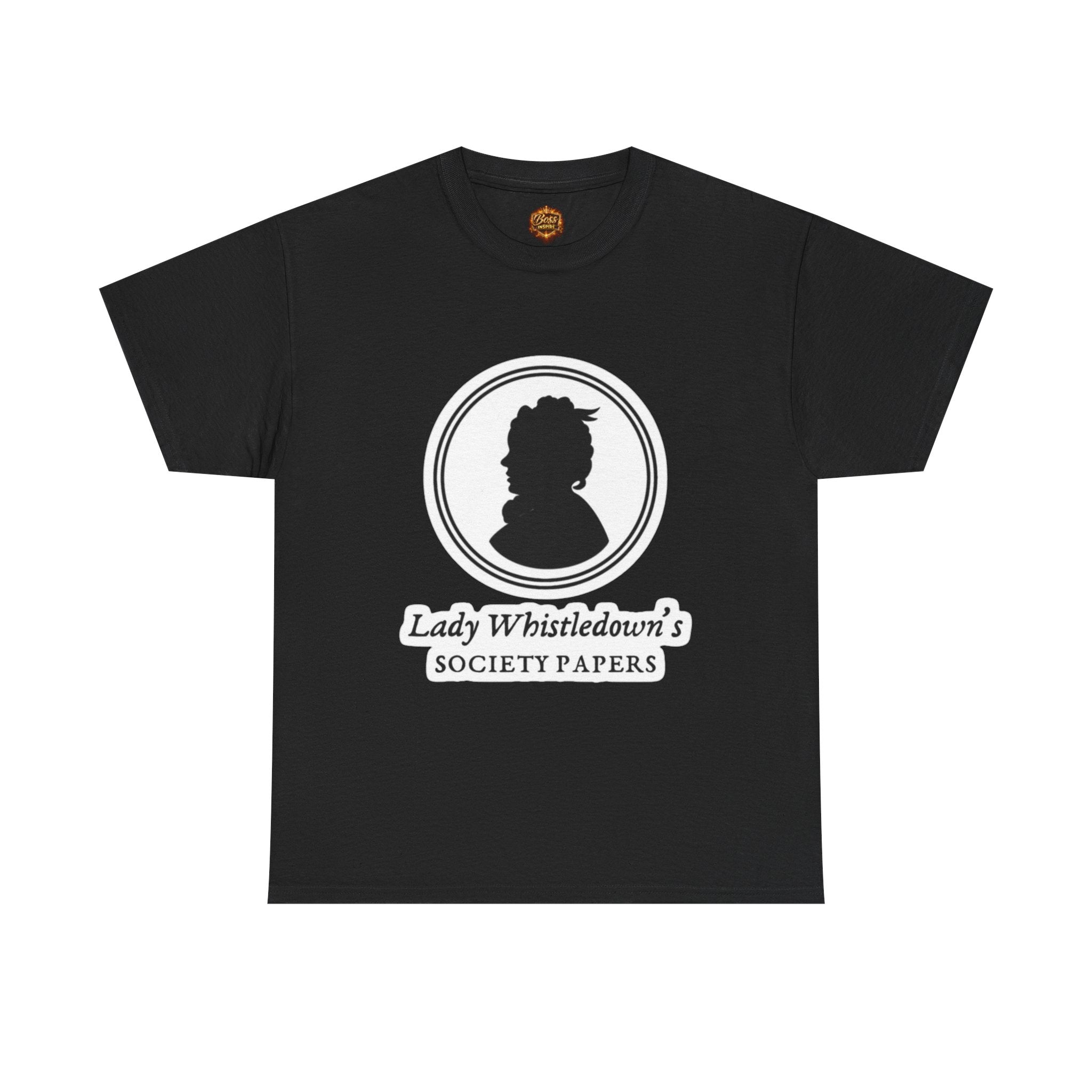 Lady Whistledown's Society Papers Tee — Regency Silhouette Literary Graphic T-Shirt