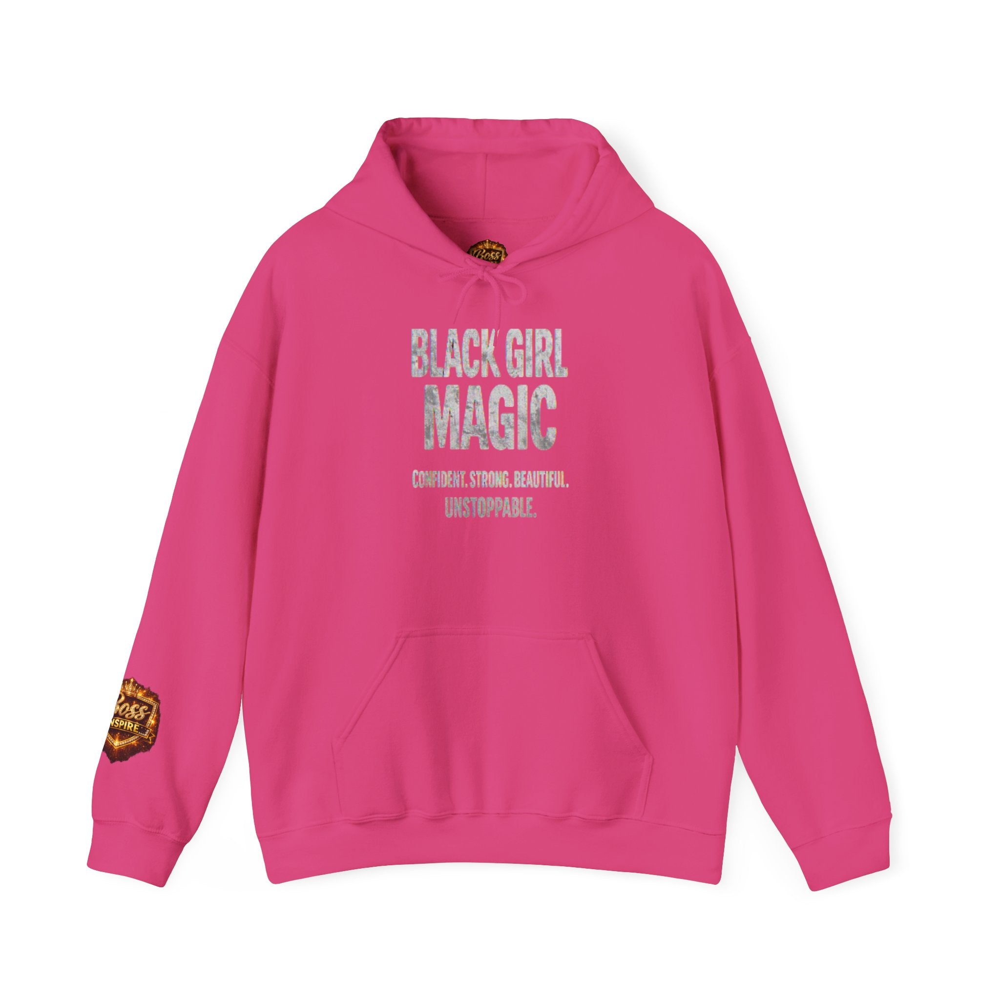 Black Girl Magic text Hoodie | Empowerment Sweatshirt