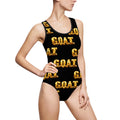 G.O.A.T. Gold Logo One-Piece Swimsuit