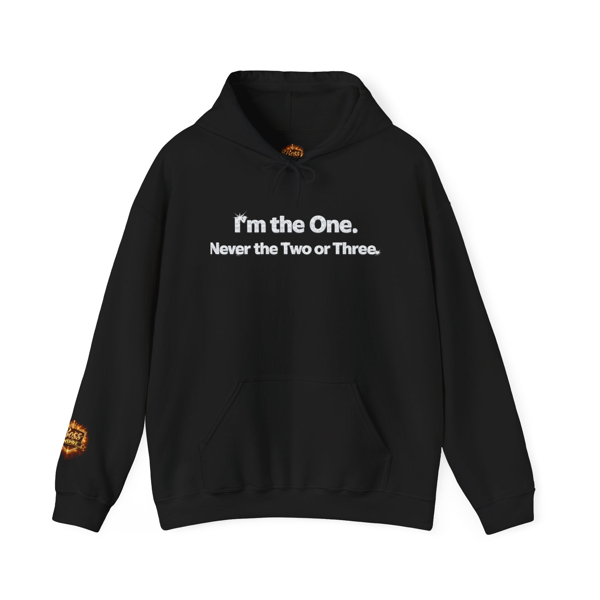 I'm the One Hoodie | Text Graphic White Pullover