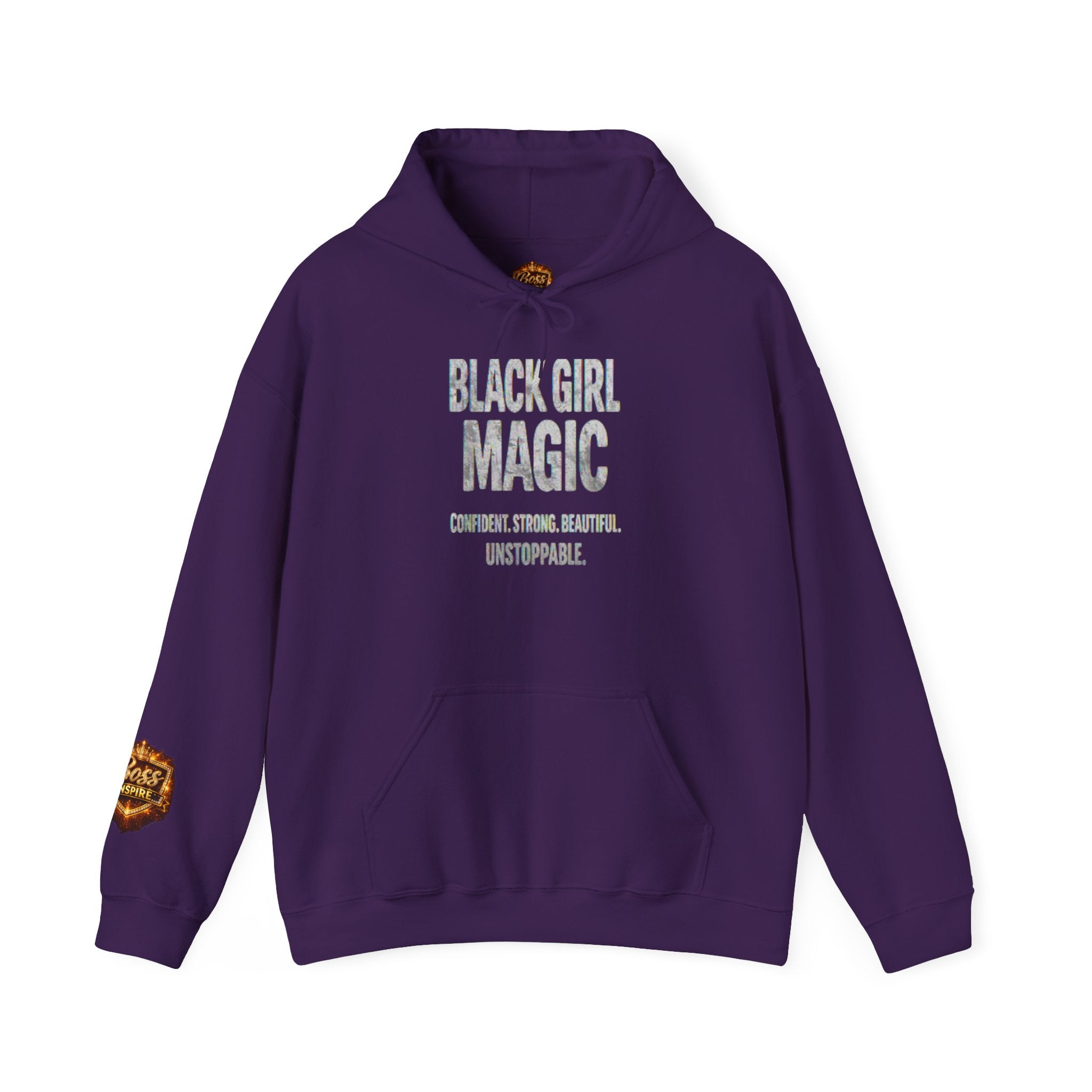 Black Girl Magic text Hoodie | Empowerment Sweatshirt