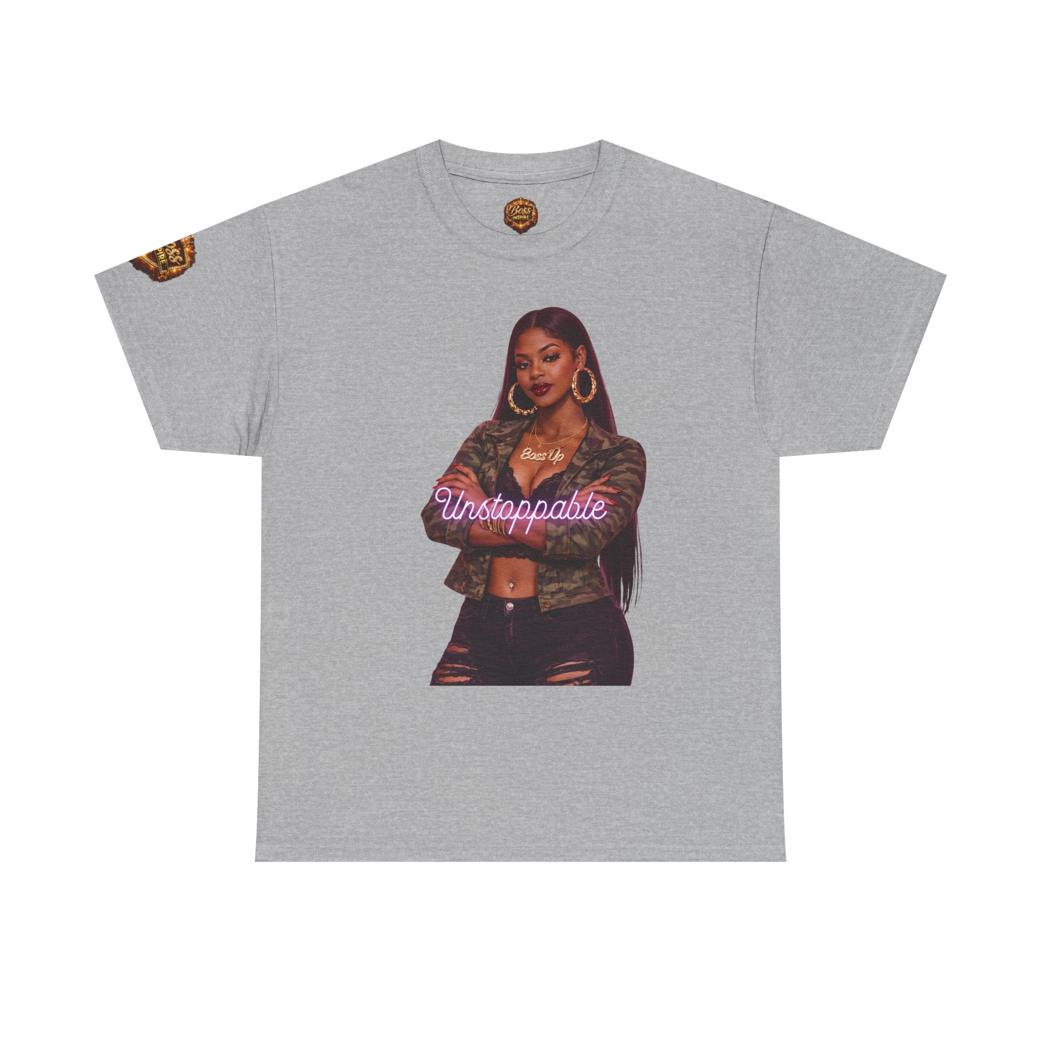 Unstoppable Graphic Tee — Motivational 'Unstoppable' Shirt